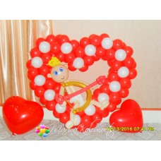 Купідончик і серце